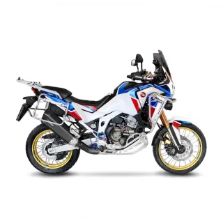 LeoVince Sportauspuff LV-12 BLACK für Honda CRF 1100 L Africa Twin Bj.2020-2023 EURO4/EURO5 +ABE