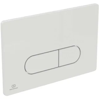 Ideal Standard Oleas WC-Betätigungsplatte R0116AC 234x8,5x154mm, pneumatisch, weiß