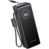 Ecoflow EcoFlow RAPID Powerbank, 25000mAh, integrierte & einziehbare Kabel Powerbank, 100 W USB-C Anschluss, integrierten und einziehbaren Kabeln