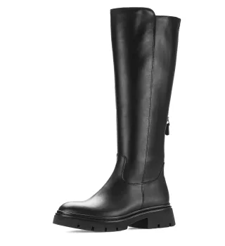pius gabor - sportliche Stiefel Glattleder schwarz schwarz - Gr. - 5 UK
