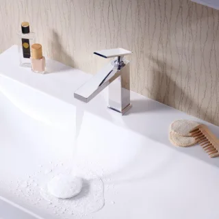 hansgrohe Tecturis E 110 Waschtischarmatur 73012000 CoolStart EcoSmart+ ohne Ablaufgarnitur, chrom