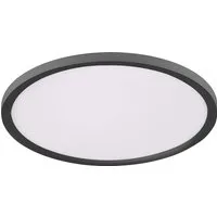 JUST LIGHT LED Deckenleuchte FLAT 20 W CCT Farbwechsel, Dimmer, Fernbedienung, Ø 40cm, Deckenlampe, dimmbar, Wohnzimmer Lampe