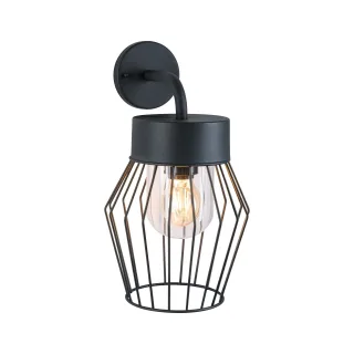 Paulmann Außen-Wandleuchte "Lanka IP44 205x237mm max. 40W 230V Anthrazit Aluminium" E27 1 Stk. seewasserresistent