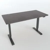 VESKA Schreibtisch Höhenverstellbar 140 x 70 cm - Bürotisch Elektrisch (mit Touchscreen, Sitz- & Stehpult Home Office)