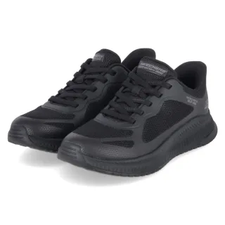 Skechers Slip-ins Sneaker BOBS SQUAD 4 STAPLE LOOK Schwarz - Gr. 37 -  Textil