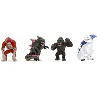 JADA Modellauto Jada Godzilla 4-Pack Figuren 2.5", Welle 1 Modellauto