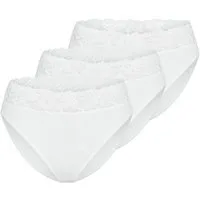 Nina Von C. Jazz-Pants Slips 3er Pack Slipboutique (Spar-Set, 3-St) Jazz Pants - Blickdicht - Mit breitem Spitzenbund