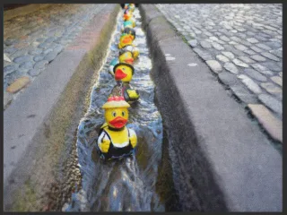 Fussmatte Badeente 4887 | Größe: 60 cm x 45 cm