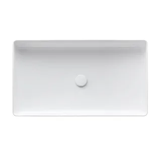 LAUFEN Waschtisch-Schale Living o.HL o.ÜL 600x340 weiß matt, H8114347571121 H8114347571121