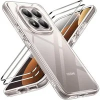 SmartUP Smartphone-Hülle + 2X Schutzglas für Xiaomi Redmi Note 15 Pro 5G Panzerfolie Case 9H 6,83 Zoll, kompletter Rundumschutz