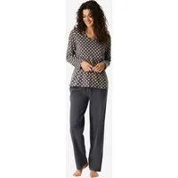 Schiesser Pyjama Comfort Essentials (2 tlg) schlafanzug schlafmode bequem