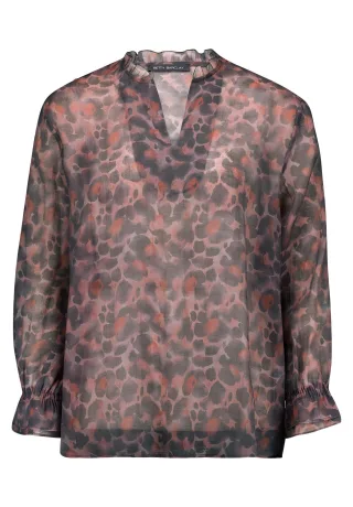 Betty Barclay - Chiffonbluse red/brown - Gr. - 44