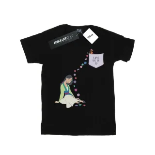 Disney - "Mulan Always Here For You" T-Shirt für Damen (Schwarz)