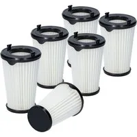 McFilter HEPA-Filter Filter 6x geeignet für AEG CX7-2 QX8 ERGORAPIDO, AEG Electrolux, Juno Zanker Zanussi 9001683755, passgenau, wie AEF150