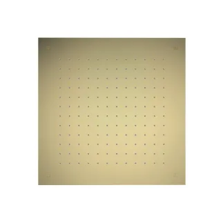 Herzbach LIVING SPA Deckeneinbau-Regenbrause 500x500mm PVD Gold, 30.650000.2.03 30.650000.2.03