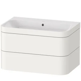 Duravit Happy D.2 Plus c-bonded Set wandhängend Weiß 775x490x480 mm - HP4637N8484 HP4637N8484