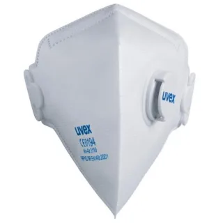 uvex silv-Air c Faltmaske silv-Air c FFP3 mit Ausatemventil - 3 Stück - 8743311