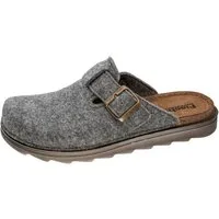 Fischer-Markenschuh Lars Pantoffel aus recyceltem PET Filz, leicht gepolstertes Lederfußbett