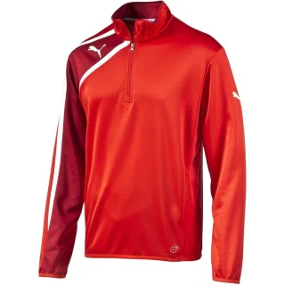 Puma - "Spirit Performance" Jacke für Herren, mit halbem Reißverschluss (Rot)