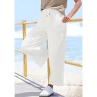 Elbsand 7/8-Hose Sanna aus Sweatware mit weitem Bein, verkürzte Sweathose, casual