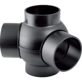 Geberit PE Kugelabzweig 88,5Gr zweifach 367385161