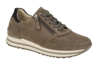 Gabor 76.528.20 TURIN Sneaker Braun - mohair/smog, Extra Weit & Komfort Fu?bett