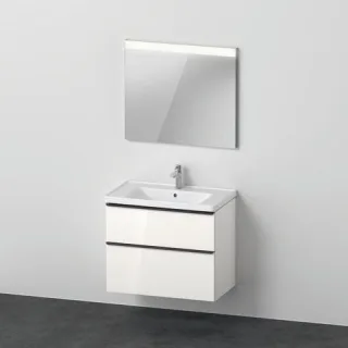 Duravit D-Neo Möbelwaschtisch mit Waschtischunterbau und Spiegel 800x480x2000 mm - DE011302222 DE011302222