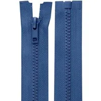 maDDma Reißverschluss 1 Reißverschluss Kunststoff-Profil 5mm 30cm Profilreißverschluss, jeansblau