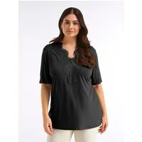 Sheego T-Shirt Halbarmshirt Kurzarm