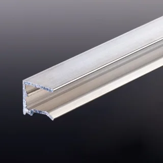 Alu Abschlussprofil | für Plattenstärke 10 mm | pressblank