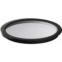 RÖSLE Frischhaltedeckel, Glas, für Schüsseln und Töpfe, mit Silikonrand, spülmaschinengeeignet