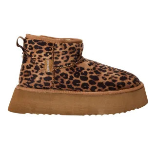 Steve Madden - "Campfire" Leo-Muster Stiefeletten für Damen (Braun/Schwarz)