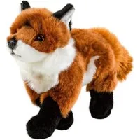 Teddys Rothenburg Kuscheltier Fuchs stehend 30 cm rotbraun-weiß Plüschfuchs Stofftier (Plüschtier, Stofffuchs)