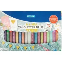 STYLEX Klebeband STYLEX Glitter Glue 24x10g