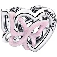 Pandora Bead 794475C01, Silber Verschlungenes Herz & Schmetterling