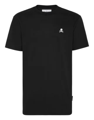 Basic Round Neck T-Shirt Skull