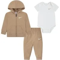 Nike Sportswear Body & Hose NKN 3PC BODYSUIT PANT SET (3-tlg) für Babys, 3-teiliges Set, aus Baumwolle und Polyester