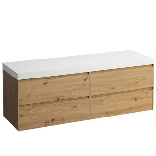 Laufen Waschtischunterschrank und Waschtisch-Platte LANI 495x1570x580 H4045901122671