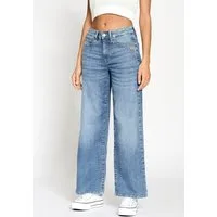 GANG Weite Jeans 94CARLOTTA weiter Fit im bodenlangen Palazzo-Style