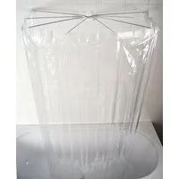 Ridder Duschvorhangstange Duschfaltkabine Ombrella Brillant transparent 170 cmtransparent, ABS (Acrylnitril-Butadien-Styrol), PA (Polyacryl), PP (Polypropylen), Inox, PE (Polyethylen)