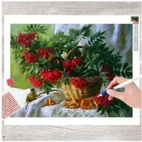 GOLDEN Kreativset GOLDEN Diamond Painting zubehör bilder Weihnachten(Blumenkorb)