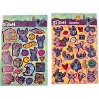 Disney Sticker Lilo&Stitch Bubble Sticker Aufkleber Buch 50 Sticker blau pink, (Set 1-tlg), Angel,Stitch,Schrulle und Freunde Geschenke für Jungen und Mädchen