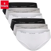 celodoro Slip Damen Slip (6er Pack) Bikini-Slip mit Ziergummi