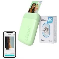 Liene Liene Pearl 2x3 Fotodrucker tragbar Bluetooth Mini Fotodrucker