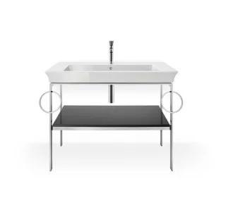 Duravit White Tulip Metallkonsole 984x450x760 mm - WT4547BH2H2 WT4547BH2H2