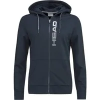 Head Kapuzenpullover Kapuzenjacke (Hoodie) Club Greta (Baumwollmix) navyblau Damen