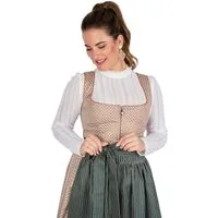 Melega Dirndl Midi Dirndl 2tlg. - LUDOVIKA - rost/beige/tanne