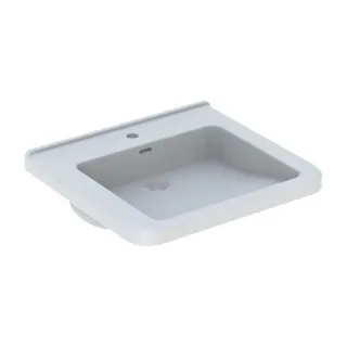Geberit Renova Comfort Waschtisch 128660000 60 x 55 cm, weiss, unterfahrbar, mit Überlauf