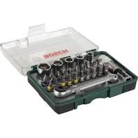 Mini Ratschen-Set 27-teilig, Werkzeug-Set grün