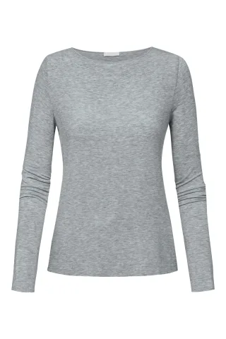 Mey - Mey 1110085 almond milk dusty grey melange - Gr. - S
